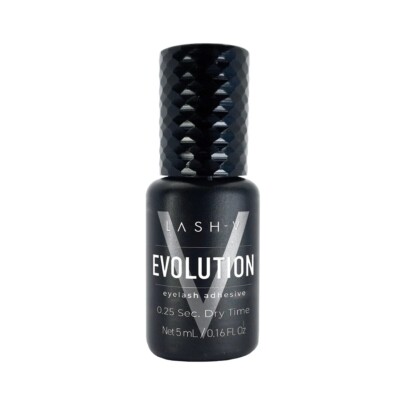 Lash-V EVOLUTION Eyelash Extensions Adhesive Glue Dries in .25sec / 6 Week Ret
