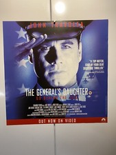 The General&rsquo;s Daughter. John Travolta. Original UK Video Shop Poster. 16x16 Inch