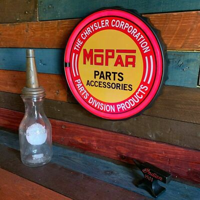 Mopar Led Rope Sign MoPar Parts Accessories LED Neon Light Rope Sign, Bottle Cap Shaped Bar ...