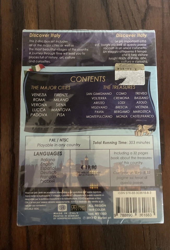 Discover Italy DVD + Book - Image 2 of 2