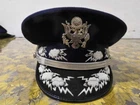 WW2 USA AIR FORCE MILITARY GENERAL BULLION EMBROIDERY VISOR OFFICERS HAT CAPS