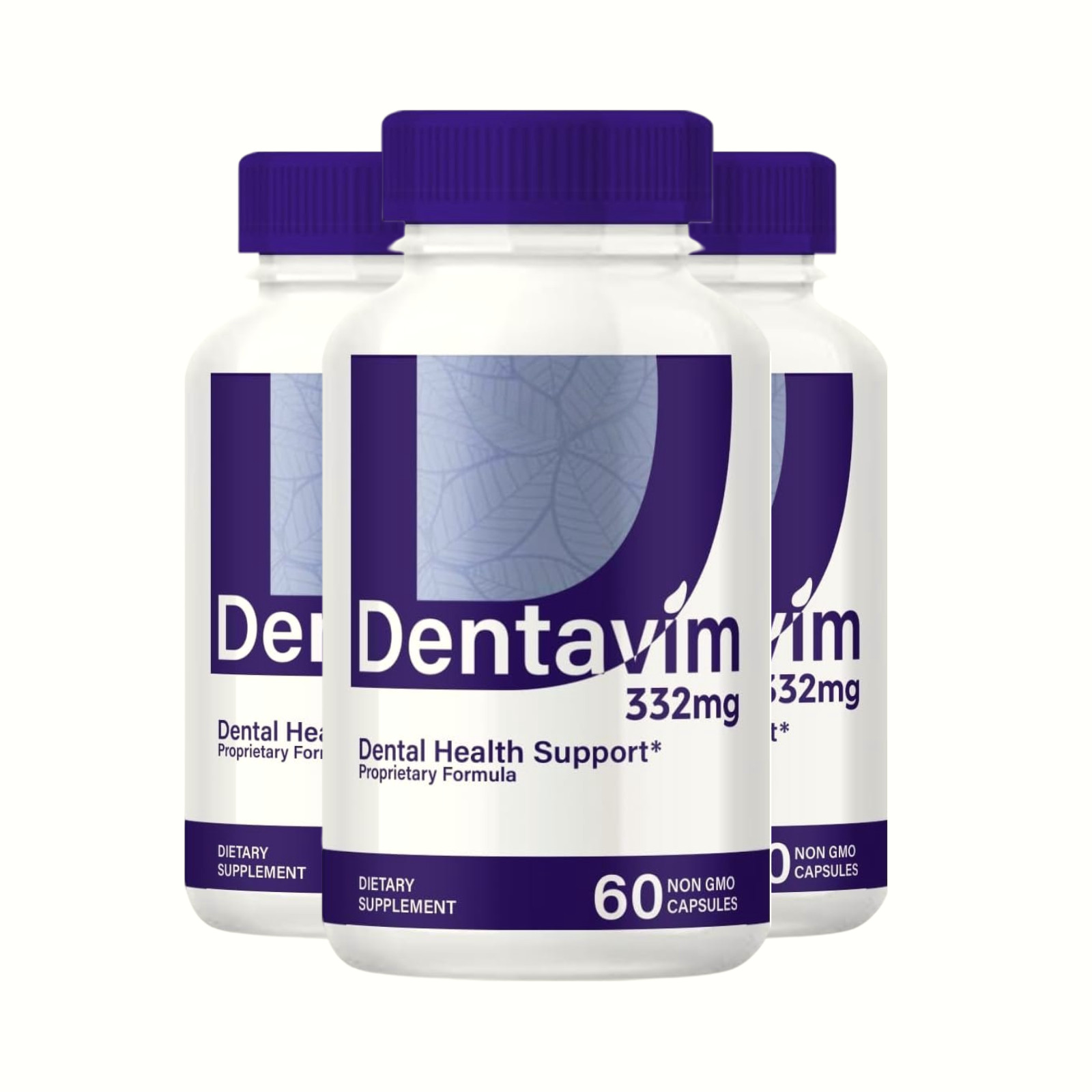 3-Pack Dentavim Advanced Dental Support for Healthy Teeth & 