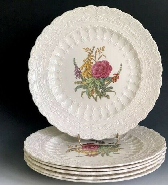 2 beautiful Spode heath Dinner plates . eBay