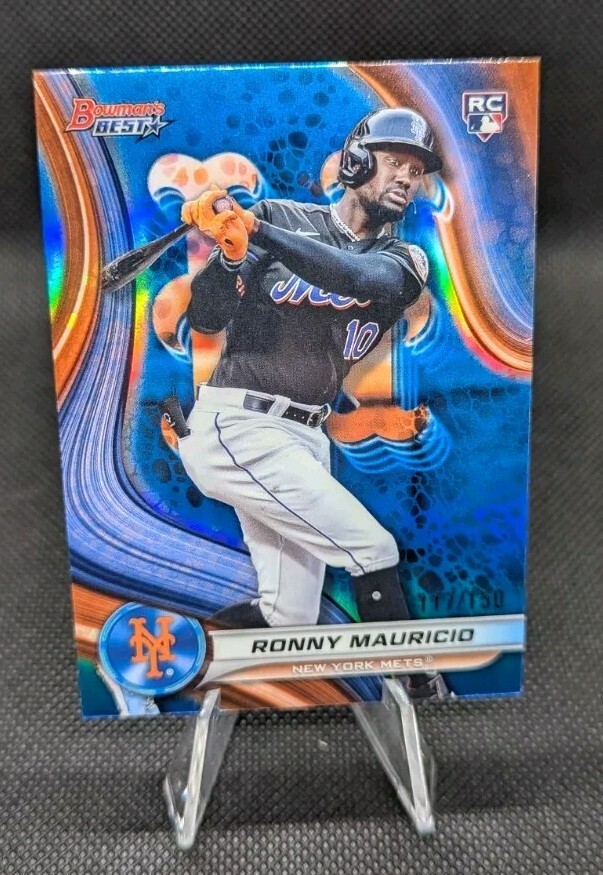 2024 Bowman's Best Ronny Mauricio RC Blue Refractor /150