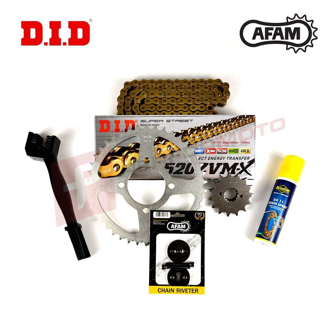 order Z6♡ DID AFAM ZVMX Upgrade Chain and Sprocket Kit fits Kawasaki Z1000