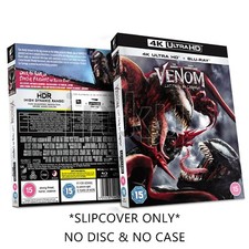 Venom Let There Be Carnage Bluray 4k Ultra Slip Cover Only Custom NO DISC 
