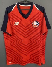 MENS OSC LILLE 2018/2019 HOME SOCCER FOOTBALL SHIRT JERSEY MAILLOT SIZE M MEDIUM
