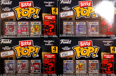 FIVE NIGHTS AT FREDDY'S - 4 x 4 Pack Funko Bitty POP! (Vinyl Figuren) 2,5 cm