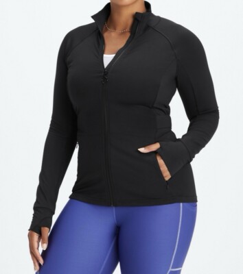 Fabletics Trinity Cold Weather Performance Jacket XS BLACK