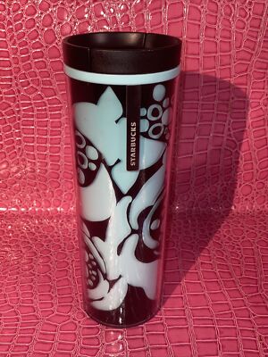 Starbucks Light Blue & Black 16 fl oz Tumbler | eBay