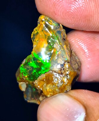 very rare Natural Ethiopian Opal Rough, Raw Opal, welo fire opal, multi Fir