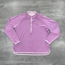 Masters Magnolia Lane Women’s 1x Golf Cotton Long Sleeve 1/2 Half Zip Shirt