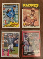 San Diego Padres 430+ Card Lot - Tatis Jr, Machado, Gwynn, Grisham, Morejon,Pham