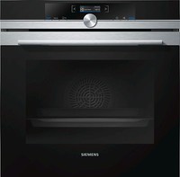 Siemens Multifunktions Einbau Backofen Pyrolyse Schwarz HB673GBS1 Eek: A+