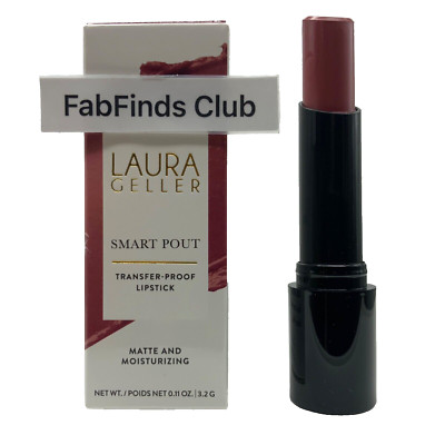 Laura Geller Smart Pout Transfer-Proof Lipstick *Whiz* Matte Moisturizing