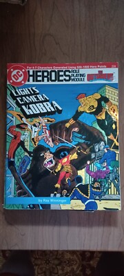 Mayfair Games: DC Heroes RPG - LIGHTS, CAMERA, KOBRA | eBay
