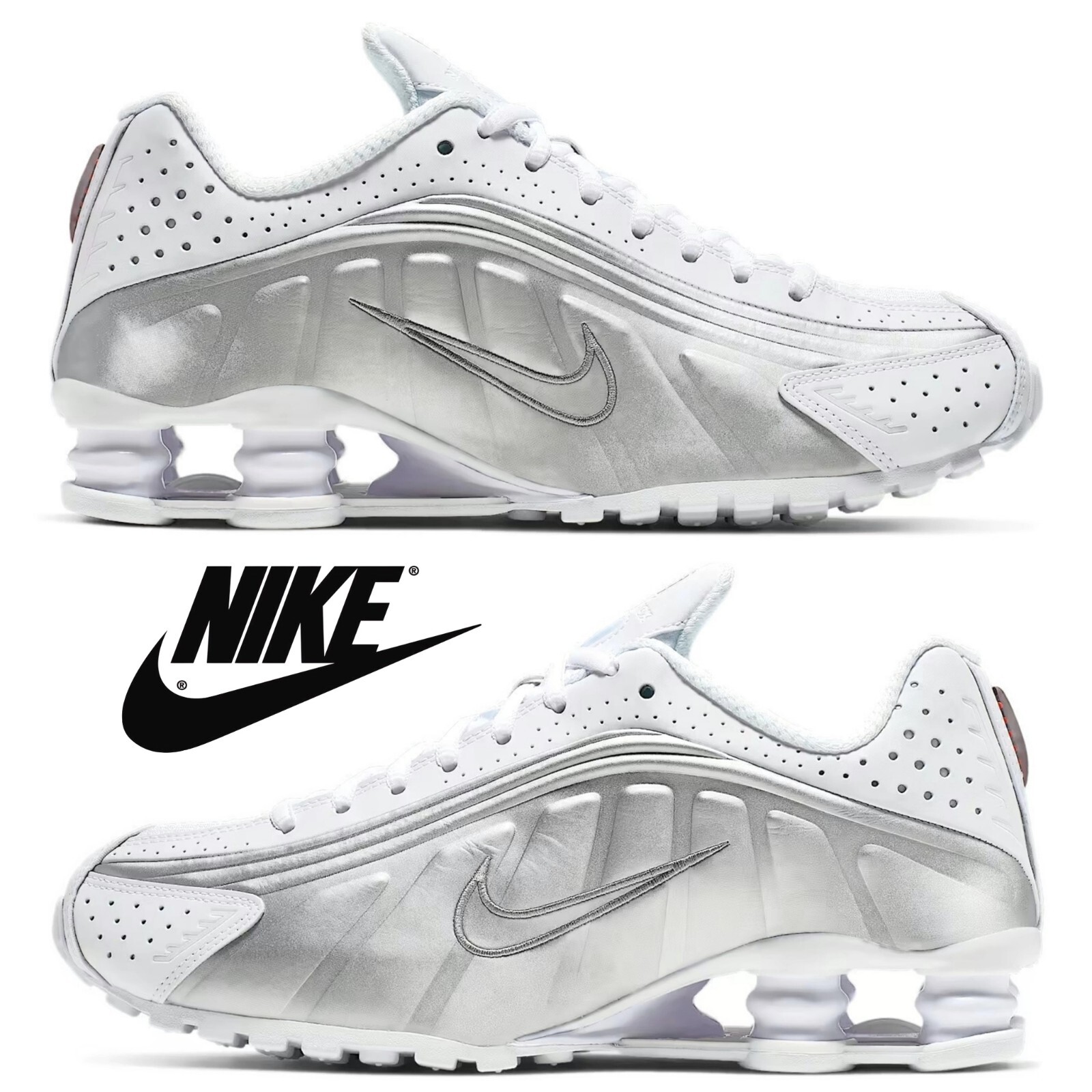 Nike Shox R4 Women's Running Shoes Athletic Sport Comfort Sneakers Gym Casual