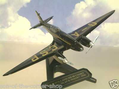 Oxford 1/72 De Havilland DH88 Comet G-ACSP ''Black Magic'' 1934 Air Race 72COM001