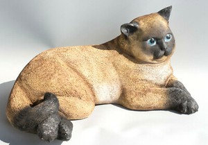siamese cat urn