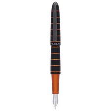 Diplomat Fountain Pen Elox Black/Orange Alumi...