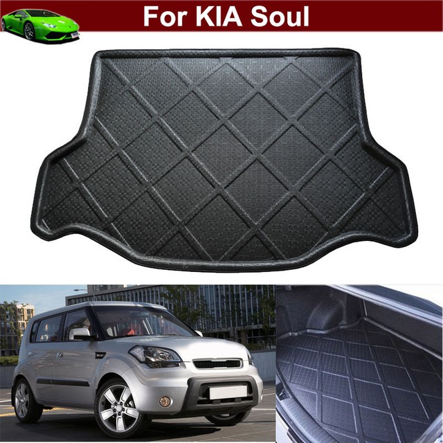Car Pad Mat Cargo Liner Mat Trunk Liner Tray Floor Mat for Kia Soul