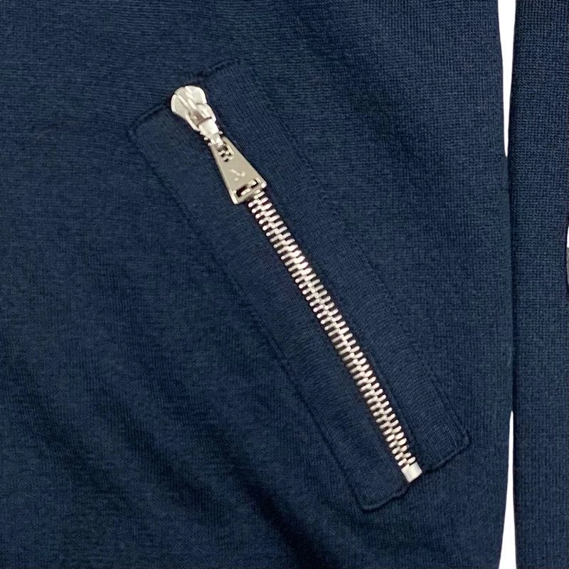 LOUIS VUITTON（LV） Louis Vuitton giacca donna blu navy blouson zip taglia XS