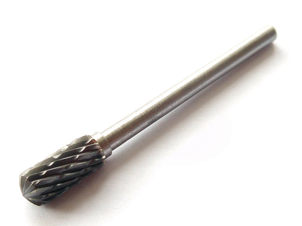 10 pcs 3mm X 5mm Tungsten Carbide Cutting Rotary Burr CNC Engraving Bit C5 - Image 4 of 4