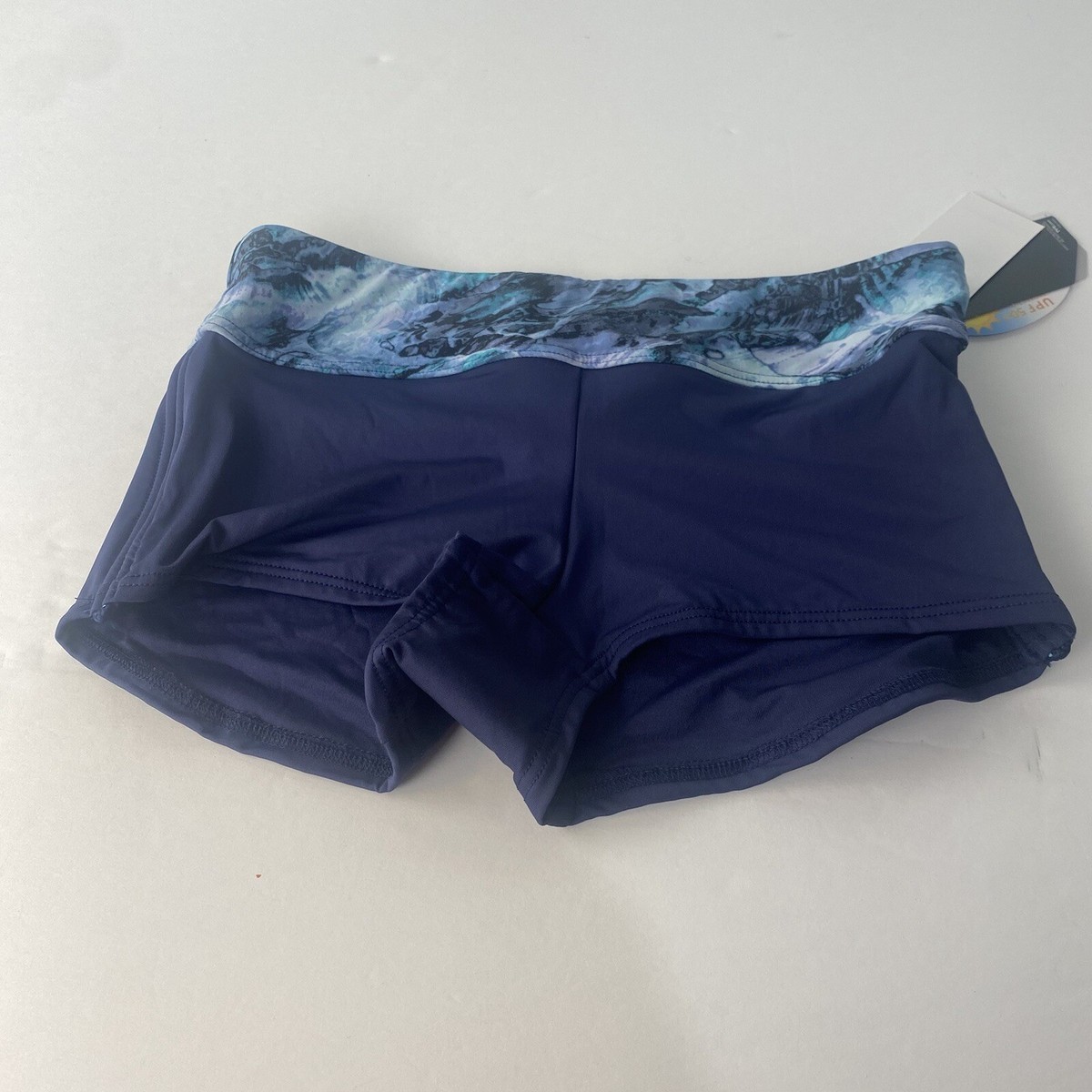 Firpearl Damen Badeshorts UPF 50+ – Sport-Boardshorts Mit Hoher Taille, Netz-Einsatz, Knielang, Plus Size