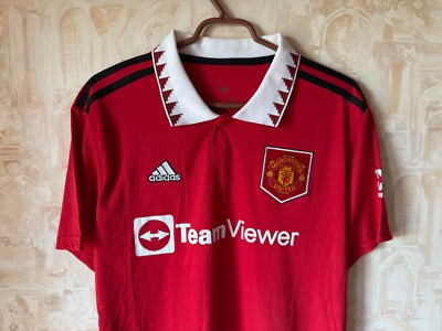 Manchester United Jersey 2022 2023 Home Large Football Soccer
