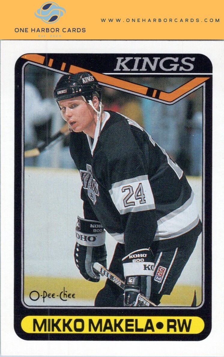 mikko☆ 1990 Topps Los Angeles Kings Hockey Card #229 Mikko Makela