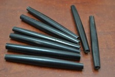 100 PCS BLACK BUFFALO HORN TUBE HAIR PIPE CHOKER BEADS 3" BD-64