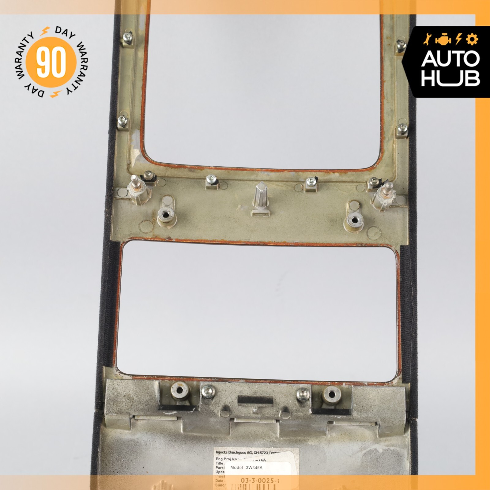 03-17 Bentley Continental GT Coupe Rear Center Console Bezel A/C Vent Trim OEM