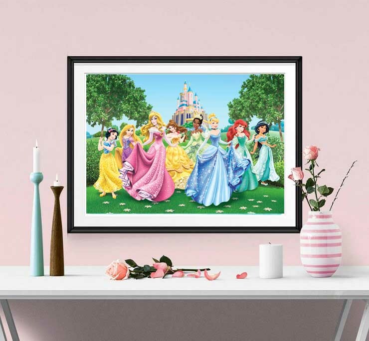 Disney Princess Metal Four Poster Bed Bed Frames & Bases | High Bed