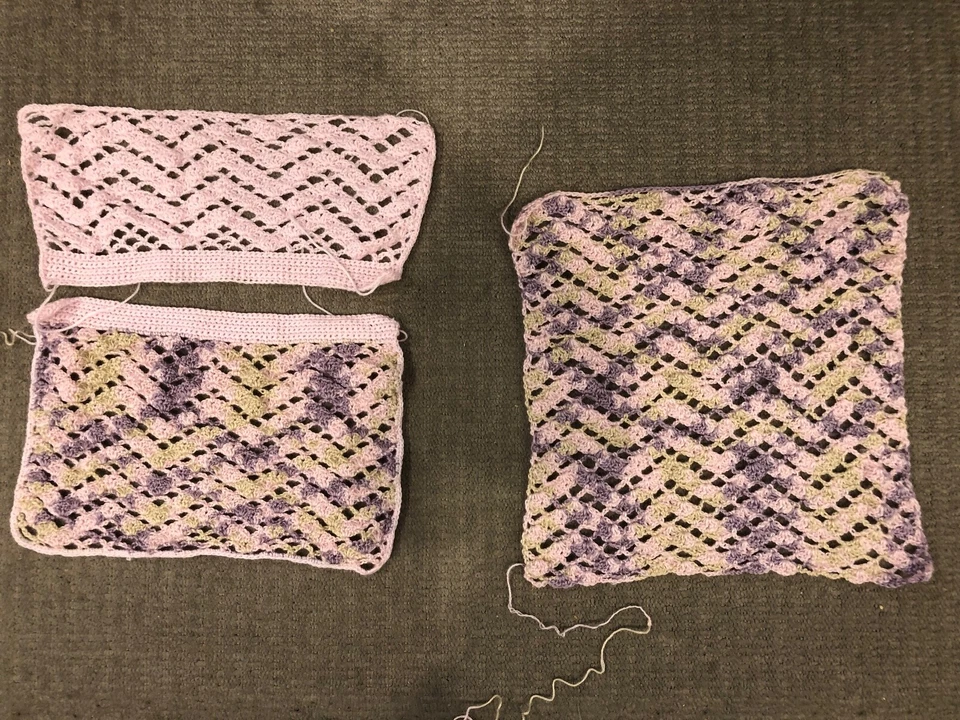 Lacy Crochet Cushion Cover PATTERN ( US and UK) - Image 3 of 4