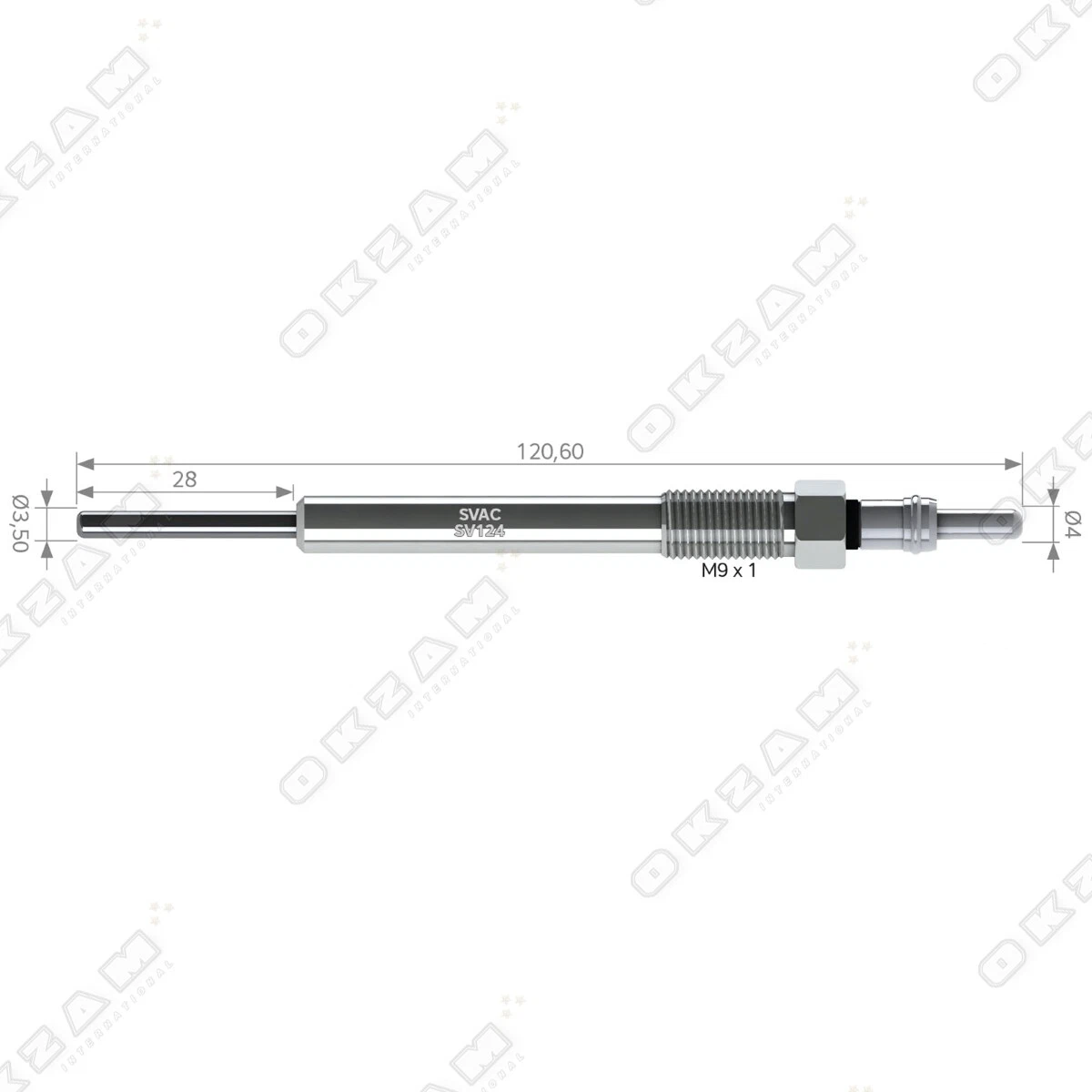 GLOW PLUG FOR VAUXHALL/OPEL ASTRA J 1.3CDTI 55564219 4.4 VOLT x4 