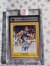Ja Morant Legacy Portrait Signatures Violet Auto 10/25 2022 Court Kings