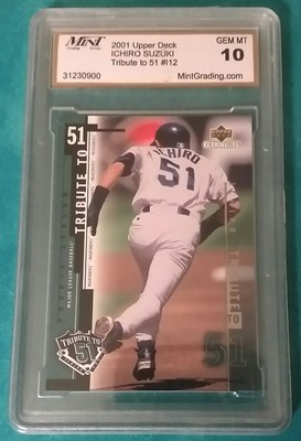 2001 UPPER DECK TRIBUTE TO 51 ICHIRO SUZUKI ROOKIE RC