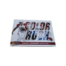 2017 Score #4 Color Rush David Johnson Arizona Cardinals NFL Football Card (D2