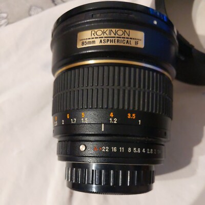 Rokinon 85 mm IF asphärisches Objektiv für Pentax K-Mount