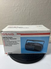 Craig Electronics Portable AM/FM Radio Model No. JS7211 NIB NICE