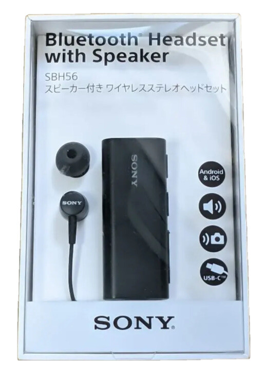 Sony Sbh56 Wireless Headphones Black 