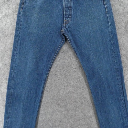 Levi's 501 Jeans Mens 31x29 Original Button Fly Straight Light Wash (Tag 32x32) - Picture 4 of 17
