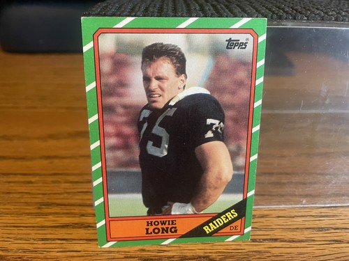 1986 Topps Football #67 Howie Long Straight From Pack To Sleeve Nr. Mt + 3 - Picture 5 of 6