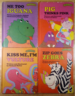 Lot of 4 Sweet Pickles Ser. Iguana Pig Vulture Zebra HC