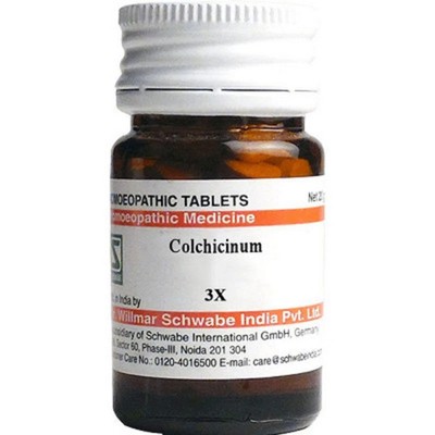 Willmar Schwabe India Colchicinum 3X (20g) Tablets Free Shipping World Wide