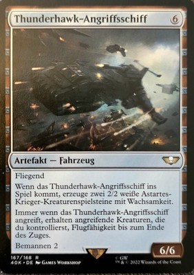 Thunderhawk-Angriffsschiff - Warhammer 40k Commander - Magic The Gathering