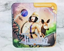 TIMELINE (SCIENCE & DISCOVERIES) TRIVIA CARD GAME ASMODEE OPEN TIN SEALED CARDS