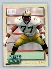 1993 Pro Set Power Update - Power Prospects #PP56 Willie Roaf New Orleans Saints