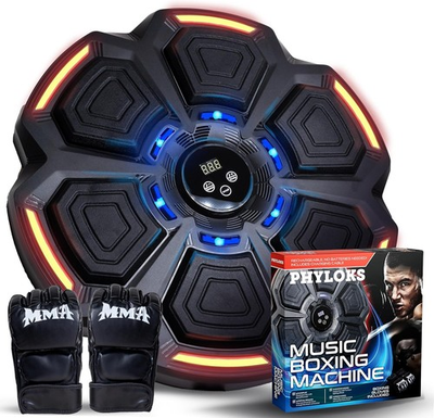 #ad #ad PHYLOKS™ Music Boxing Machine with Gloves 9 Speeds amp; 9 Modes Bring The Boxin $176.25