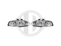 Designsatz Scheinwerfer Angel Eyes Klarglas/Chrom FüR Honda Civic 1992-1995